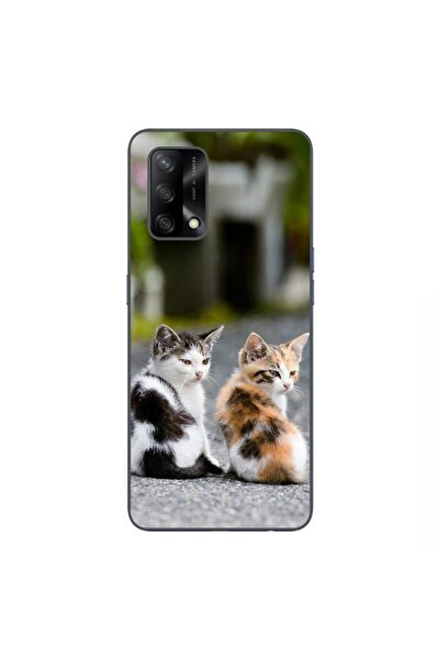 OEM Case compatible with Oppo A74 4G Silicone Gel Tpu Pattern Kitties