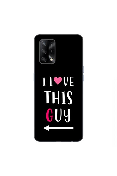 OEM Case compatible with Oppo A74 4G Silicone Gel Tpu Pattern Couples I love ...