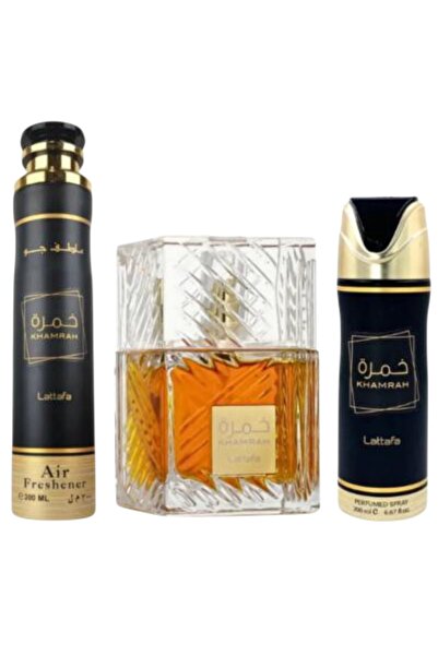lattafa Khamrah - Set cadou unisex din 3 piese