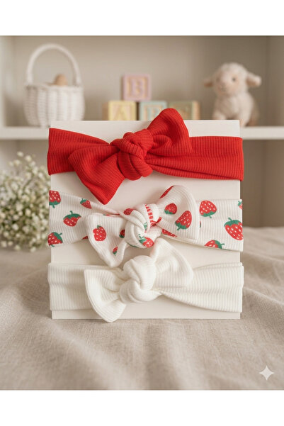 Baby Bakkal Set de bandane pentru bebeluși (3 bucăți) (Pentru bebeluși cu vâr...