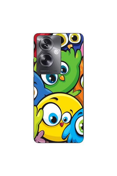 OEM Husa compatibila cu Oppo A79 5G Silicon Gel Tpu Model Bufnite Colorate