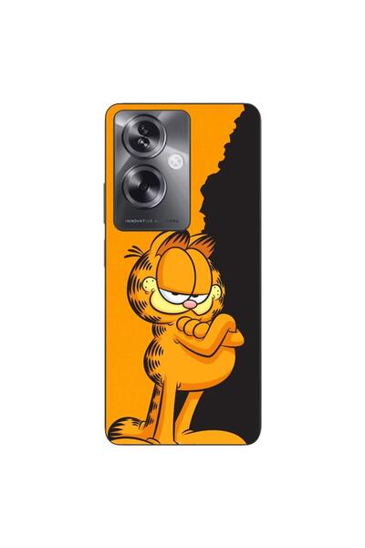 OEM Husa compatibila cu Oppo A79 5G Silicon Gel Tpu Model Garfield Black and ...