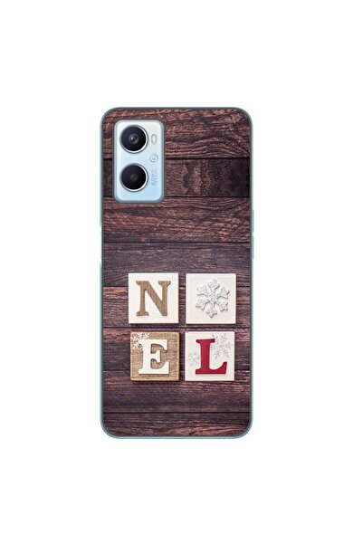 OEM Case compatible with Oppo A96 4G Silicone Gel Tpu Christmas Noel Wood Pat...