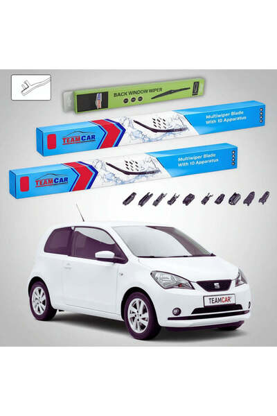TEAMCAR Υαλοκαθαριστήρας Seat Mii KF1 2011-2019 |   Σετ Επίπεδων Στηριγμάτων ...