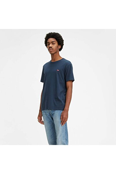 Levi's Men's Navy Blue Crew Neck T-shirt 56605-0077