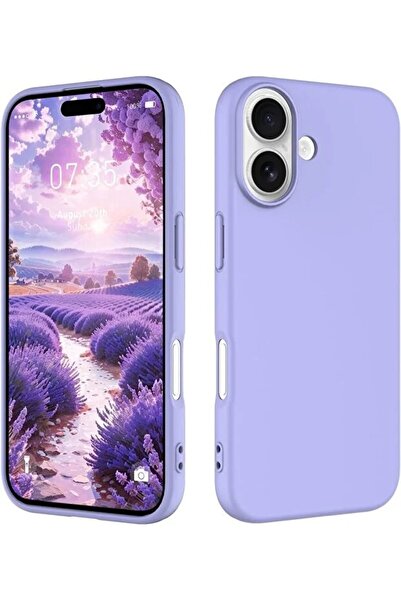 3GEN CASE iPhone 16 Plus Uyumlu Lansman Silikon Kılıf İçi Kadife Kaplamalı