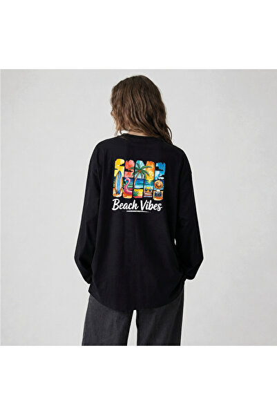 Grafftee Clothing Tricou Nubarco negru, supradimensionat, cu croială largă, c...