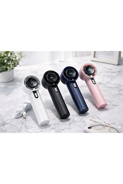 Genel Markalar Premium Yüksek Hızlı Taşınabilir El Fanı USB Şarjlı Sessiz Mini Fan
