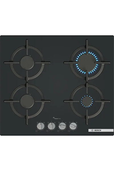 Bosch Series 6, Gas Hob, 60 cm, Quartz, Black / PPP6A6I10