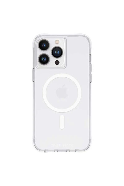 Case-Mate Husă rezistentă transparentă MagSafe pentru iPhone 14 Pro Max (Tran...