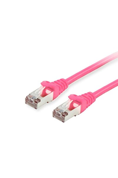 EQUIP Cablu patch Cat6 S/FTP 2xRJ45 25.00m roz LSZH pungă de plastic