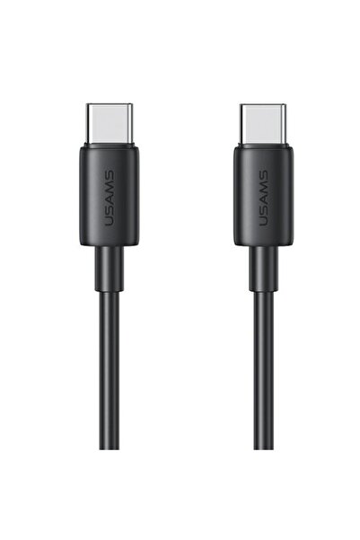 Usams Kabel USB-C na USB-C 60W 1mFast Charging YD Series czarny/black SJ711US...