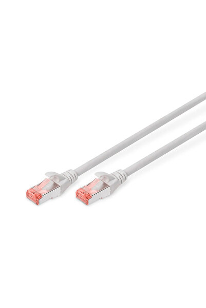 Digitus Cablu patch Cat6 S/FTP 2xRJ45 25.0m gri, protecție EMI, în pungă de p...