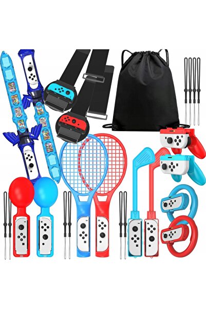 Jys Set 15 în 1 Accesorii Suporturi de prindere Sport Nintendo Switch / Switc...