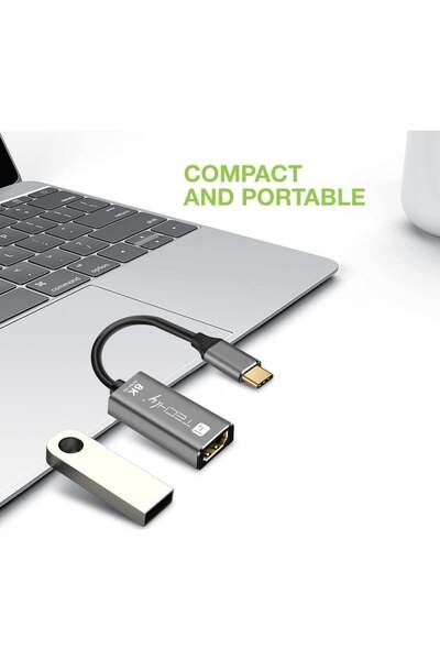 Techly Adaptor USB-C la HDMI 2.1 0.15m