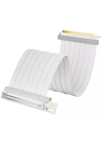 TRYX Cablu Riser PCIe 5.0 x16, 200mm - weiƒÇ¬ü