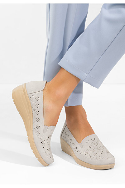 B T Shoes Women's moccasins Shamia gray