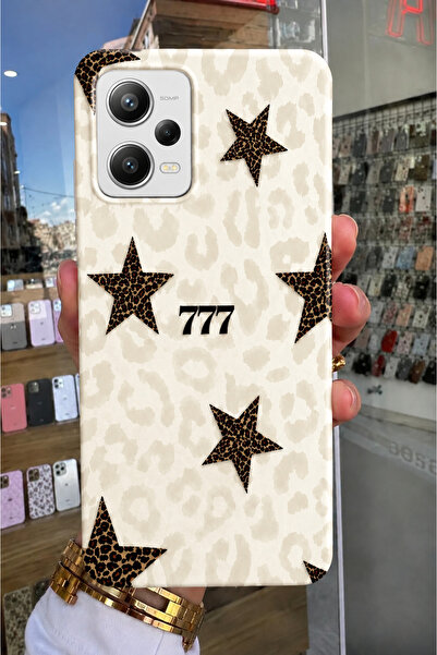 OVADA Redmi Note 12 Pro 5g/ Note 12 Pro Plus 5G Uyumlu Yıldız Leopar Desenli ...