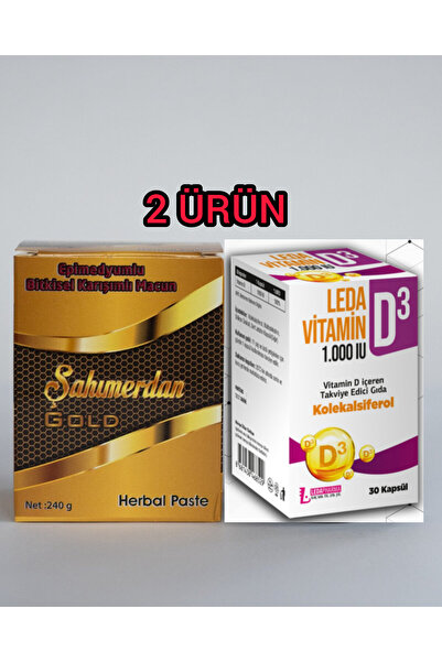 LedaPharma D3 VİTAMİNİ 30KP VE MACUN 240GR