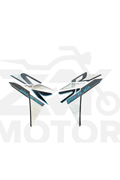 CF Moto 250Sr Etiket Seti (Sağ-Sol Panel)(Orijinal)(8 Parça)(Nardo-Gri)