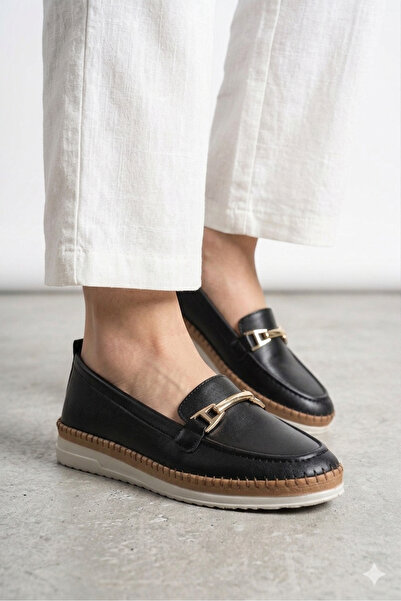 MERİSER Women's Comfortable Anatomical Genuine Leather Full Orthopedic Shoes