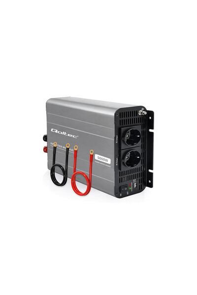 Qoltec Convertor de tensiune MS Wave |   12V la 230V |   2500/5000W |   USB |...