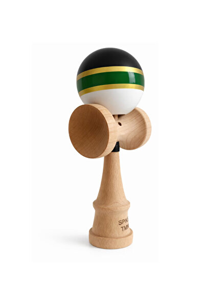 Kendama Spike V3 Super Sticky – Verde, Cupe Mari, Ata Lunga cu Rulment, Balan...