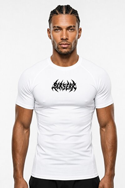 Gymhard Tricou de compresie Berserk Phantom White