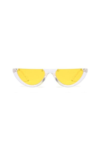 DYSTYLE Ochelari vintage tip ochi de pisică, cu ramă transparentă și lentile ...