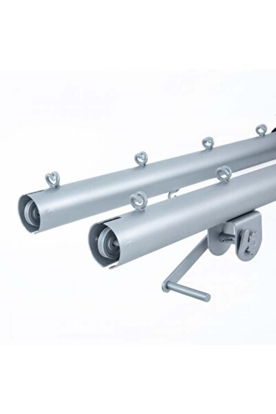 Elfaleh Health Care Metal Posts for Tennis Courts Felt Material Silver Color