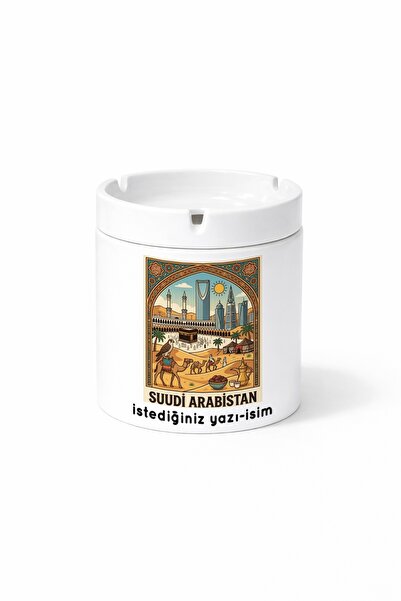 Kirbi Reklam Saudi Arabia - Saudi Arabia City Double-Sided Printed Ash Tray A...