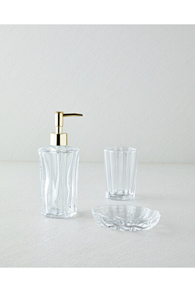 English Home Bega 3-Piece Bathroom Set Transparent - 14.5 cm
