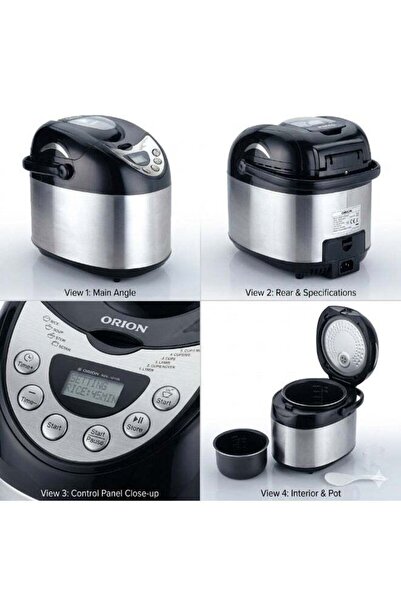 Orion Bread Maker OBM-204 600W 12 menus Timer Stainless steel