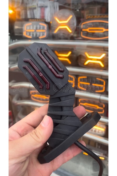 AHMET OTOMOTİV (2 ADET) DRAGON ORTA BOYNUZ LED LAMBA