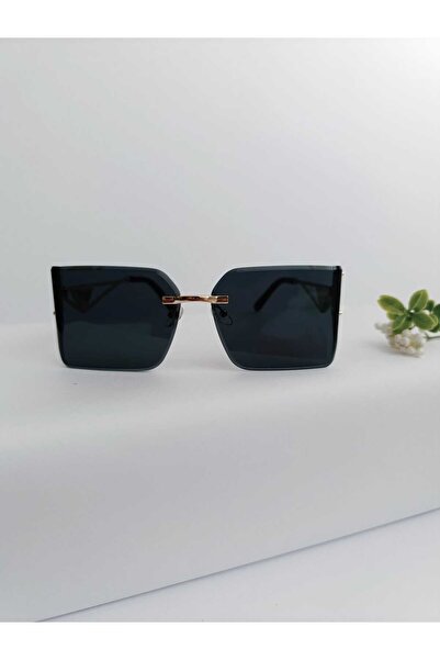 Armastr Rimless Black Frameless Women's Sunglasses