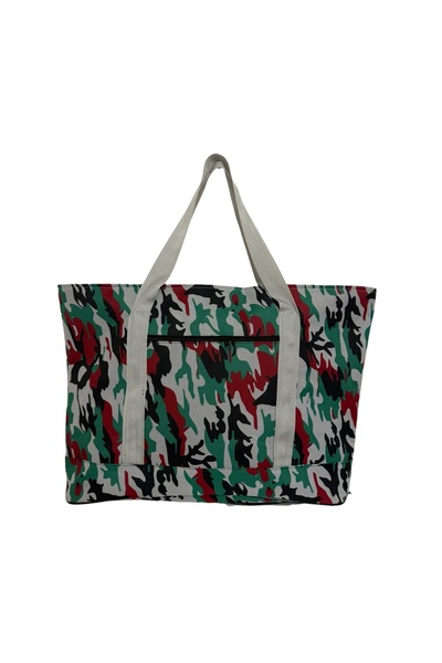 madbag Large Size, Patterned Woven Polyester, Nano Fabric, Sand and Water Rep...