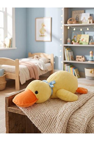 Toyzoy Toys Ördek Sarı Peluş 55 cm - Sevimli & Yumuşak