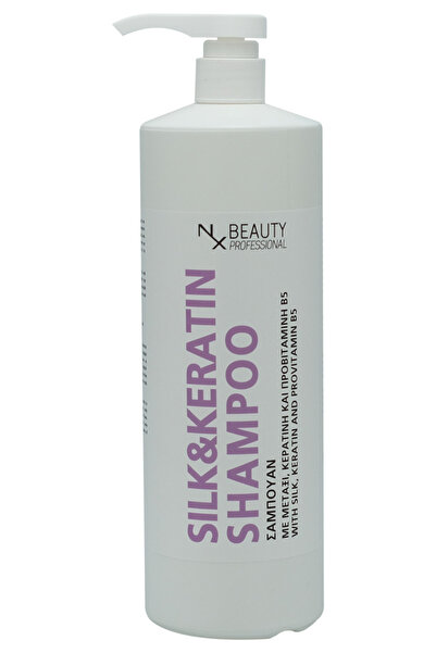 NX Beauty Professional Σαμπουάν Εμπλουτισμένο με Μετάξι & Κερατίνη, Αναδομητι...