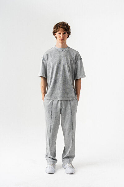 BORZ Men's Effect Oversize Fit T-Shirt and Pants Set