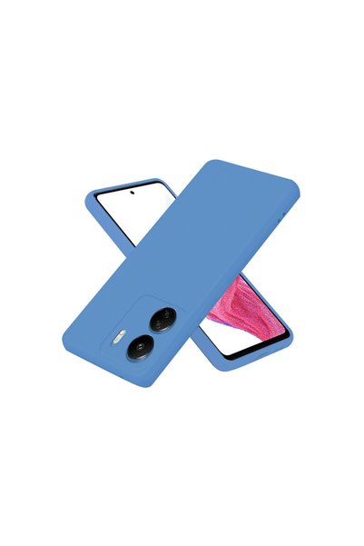 Generic Brand حافظة متوافقة مع هاتف Redmi 13C من السيليكون الأول - أزرق