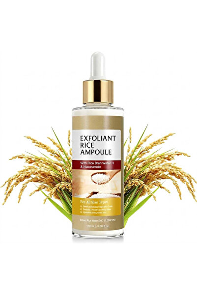 NOVA KISS Ser iluminator exfoliant cu apă de orez brun și Niacinamidă, 100ml