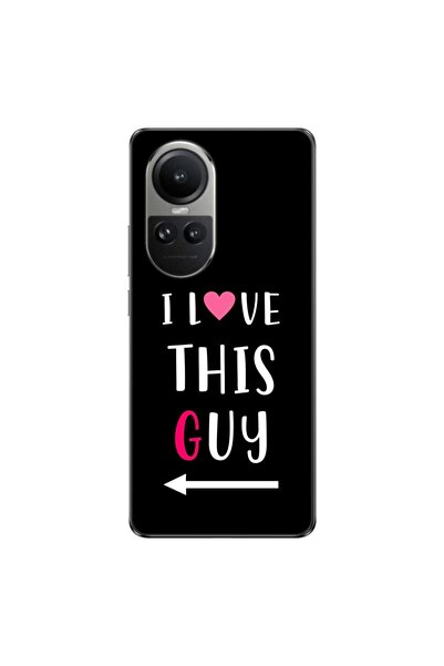OEM Case compatible with Oppo Reno10 5G Silicone Gel Tpu Pattern Couples I lo...