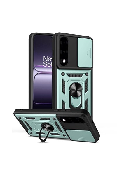 sscase Sliding Camera Σκληρή Θήκη με Δαχτυλίδι Green (OnePlus Nord 5 5G)