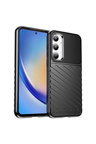 sscase Thunderbolt Θήκη Σιλικόνης Black (Samsung Galaxy A35 5G)