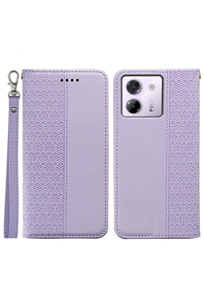 sscase Cubes Θήκη Βιβλίο Purple (Xiaomi Poco M7 Pro 5G)