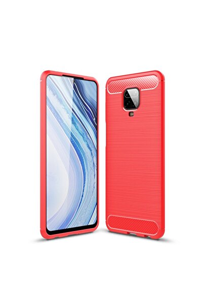sscase Brushed Texture Carbon Fiber Red (Xiaomi Redmi Note 9S / 9 Pro)