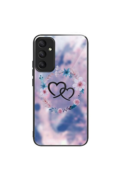 sscase Painted Θήκη Σιλικόνης με Τζάμι Heart/Flower (Samsung Galaxy A35 5G)