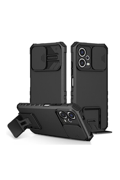 sscase Stereoscopic Σκληρή Θήκη Black (Xiaomi Redmi Note 12 5G/Poco X5 5G)