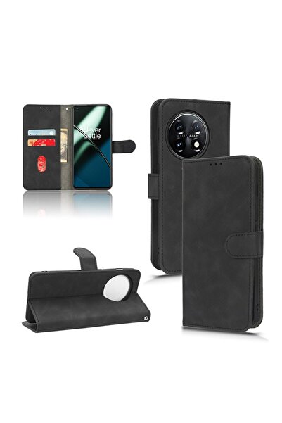 sscase Skin Feel Θήκη Πορτοφόλι Black (OnePlus 11 5G)