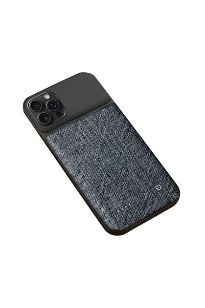 sscase Battery Case 6800mAh Black/Grey (Apple iPhone 15 Pro Max)